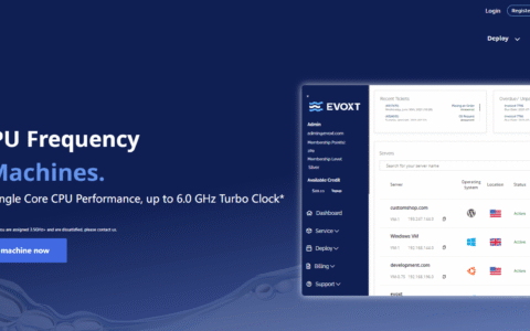 【测评】Evoxt - 马来西亚 CN2 优化线路VPS 2.99美元/月起